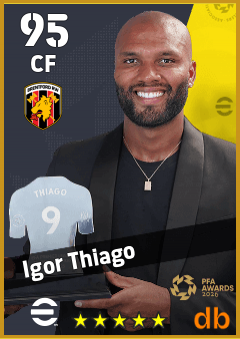 Igor Thiago — CF, OVR 95, MAX 95