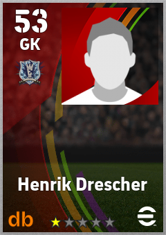 Henrik Drescher — GK, OVR 53, MAX 53