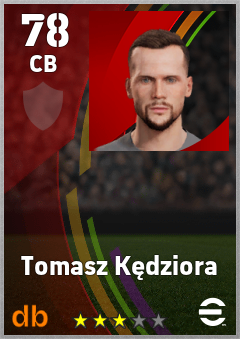 Tomasz Kędziora — CB, OVR 78, MAX 78