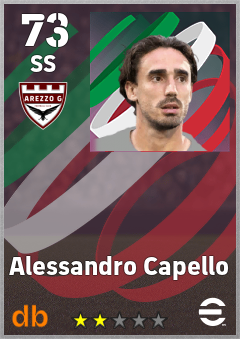Alessandro Capello — SS, OVR 73, MAX 73