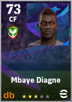 Mbaye Diagne — CF, OVR 73, MAX 73
