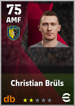 Christian Brüls — AMF, OVR 75, MAX 75