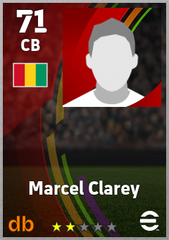 Marcel Clarey eFootball player card