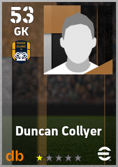 Duncan Collyer — GK, OVR 53, MAX 53
