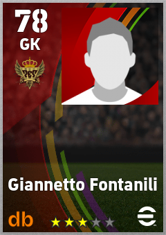 Giannetto Fontanili — GK, OVR 78, MAX 78