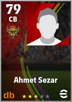 Ahmet Sezar — CB, OVR 79, MAX 79