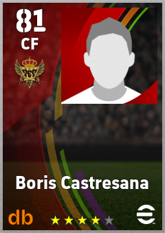 Boris Castresana — CF, OVR 81, MAX 81