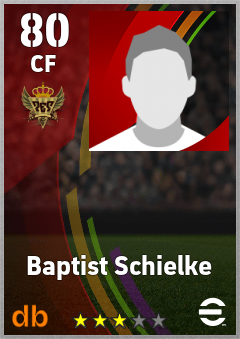Baptist Schielke — CF, OVR 80, MAX 80