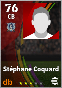 Stéphane Coquard — CB, OVR 76, MAX 76