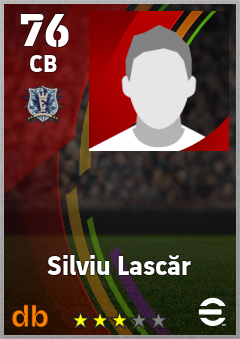 Silviu Lascăr — CB, OVR 76, MAX 76