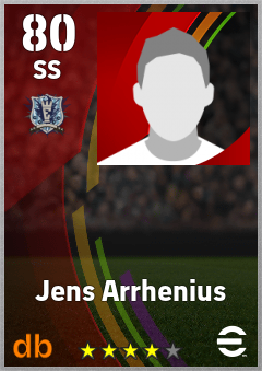 Jens Arrhenius — SS, OVR 80, MAX 80