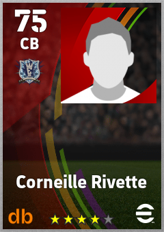 Corneille Rivette — CB, OVR 75, MAX 75