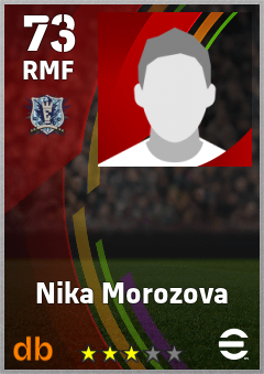 Nika Morozova — RMF, OVR 73, MAX 73