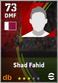 Shad Fahid eFootball player card