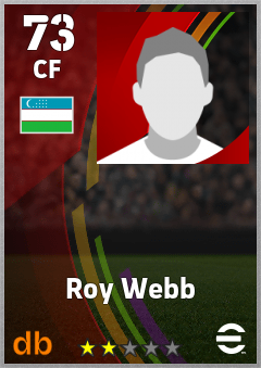 Roy Webb — CF, OVR 73, MAX 73