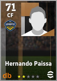 Hernando Paissa eFootball player card