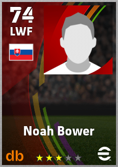Noah Bower eFootball player card