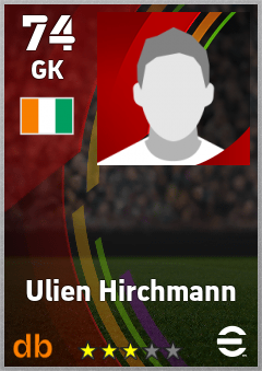 Ulien Hirchmann eFootball player card