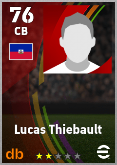 Lucas Thiebault — CB, OVR 76, MAX 76