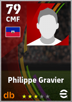 Philippe Gravier — CMF, OVR 79, MAX 79