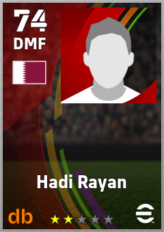 Hadi Rayan — DMF, OVR 74, MAX 74