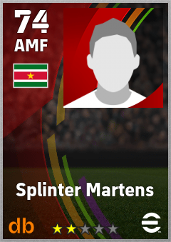 Splinter Martens — AMF, OVR 74, MAX 74