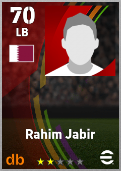Rahim Jabir eFootball player card