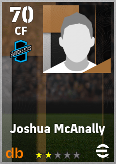 Joshua McAnally — CF, OVR 70, MAX 70