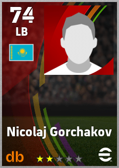 Nicolaj Gorchakov — LB, OVR 74, MAX 74