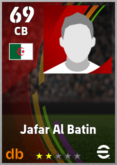 Jafar Al Batin eFootball player card