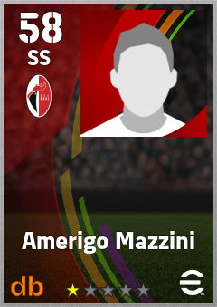 Amerigo Mazzini — SS, OVR 58, MAX 58