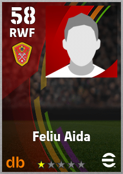 Feliu Aida — RWF, OVR 58, MAX 58