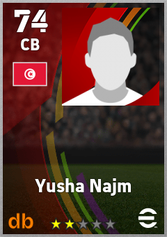 Yusha Najm — CB, OVR 74, MAX 74
