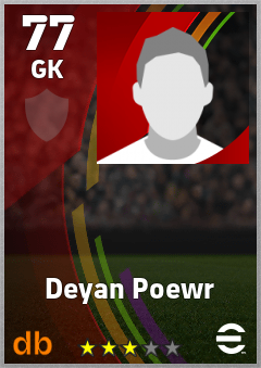 Deyan Poewr — GK, OVR 77, MAX 77