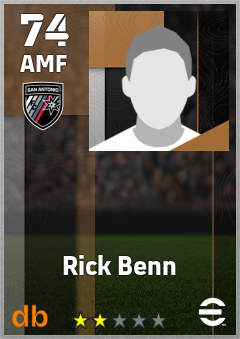Rick Benn — AMF, OVR 74, MAX 74
