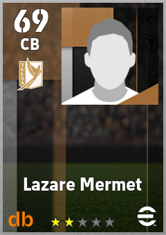Lazare Mermet — CB, OVR 69, MAX 69