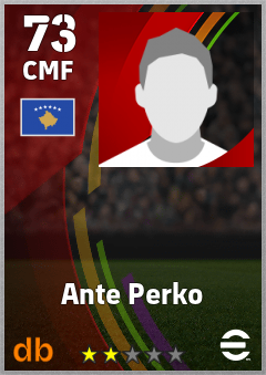 Ante Perko — CMF, OVR 73, MAX 73