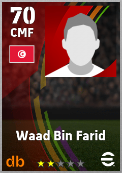 Waad Bin Farid eFootball player card