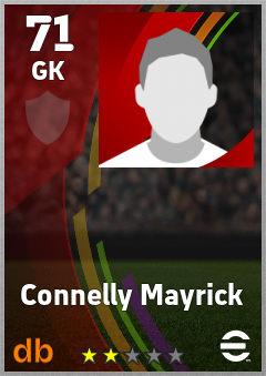 Connelly Mayrick — GK, OVR 71, MAX 71