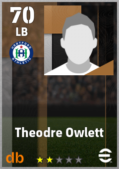 Theodre Owlett — LB, OVR 70, MAX 70