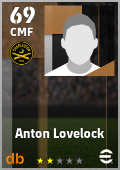Anton Lovelock — CMF, OVR 69, MAX 69