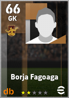 Borja Fagoaga — GK, OVR 66, MAX 66