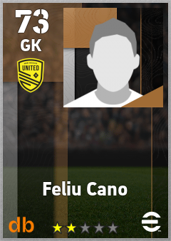 Feliu Cano — GK, OVR 73, MAX 73