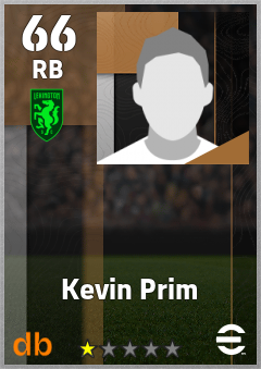 Kevin Prim — RB, OVR 66, MAX 66