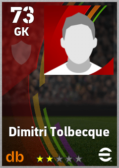 Dimitri Tolbecque — GK, OVR 73, MAX 73