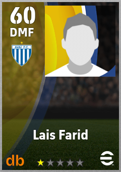 Lais Farid — DMF, OVR 60, MAX 60