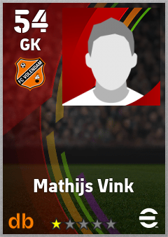 Mathijs Vink eFootball player card