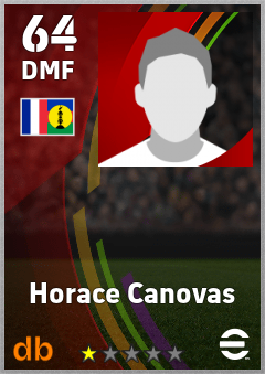 Horace Canovas — DMF, OVR 64, MAX 64