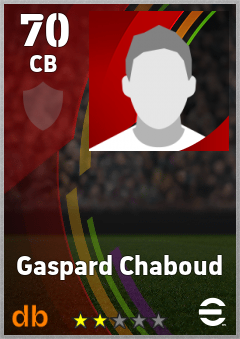 Gaspard Chaboud — CB, OVR 70, MAX 70