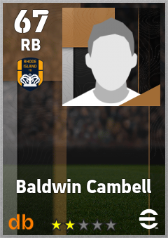 Baldwin Cambell eFootball player card